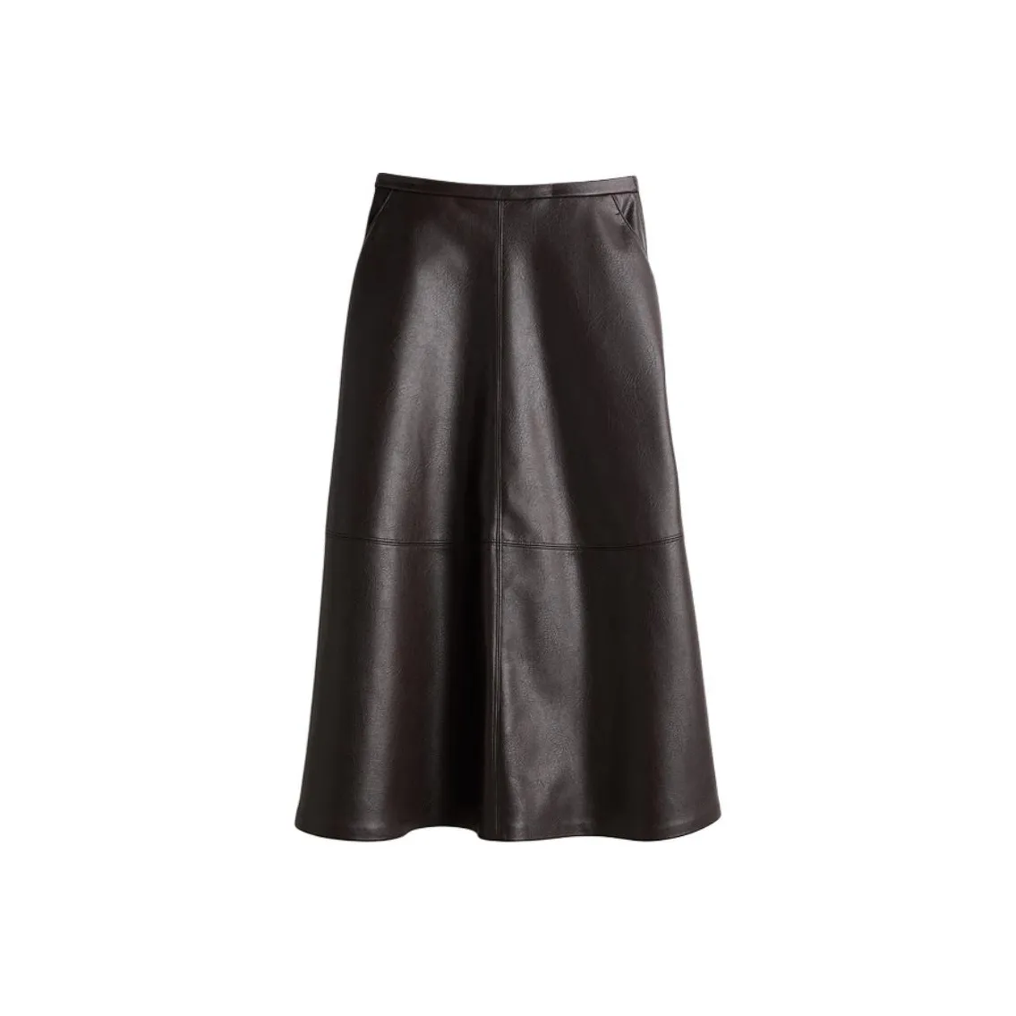 H&M Casual Long Skirt Women's Dark Brown