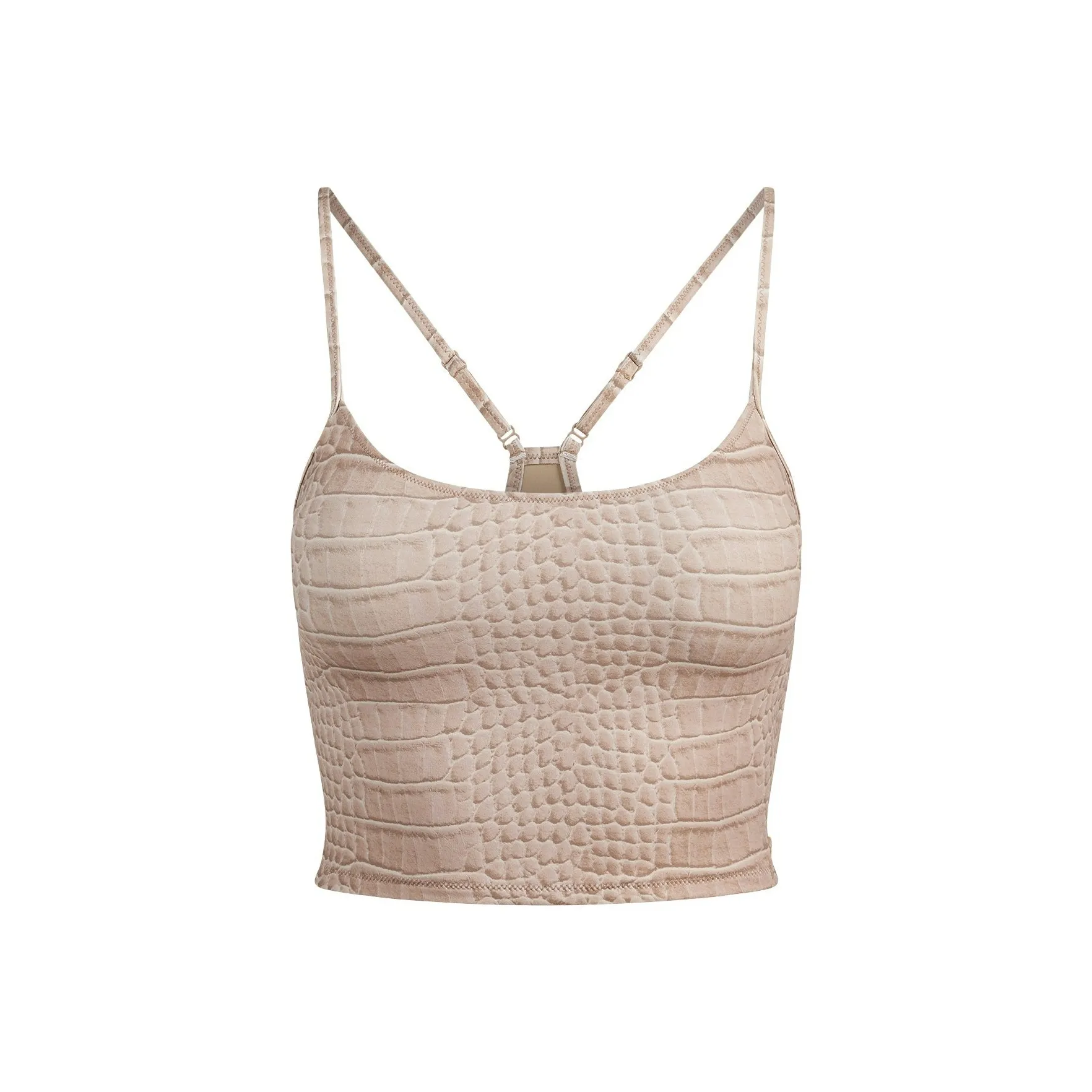 SKIMS SS25 Фирменный Плавательный Топ Бикини Женские Dune Крокодил С принтом Дюна Крокодил С принтом