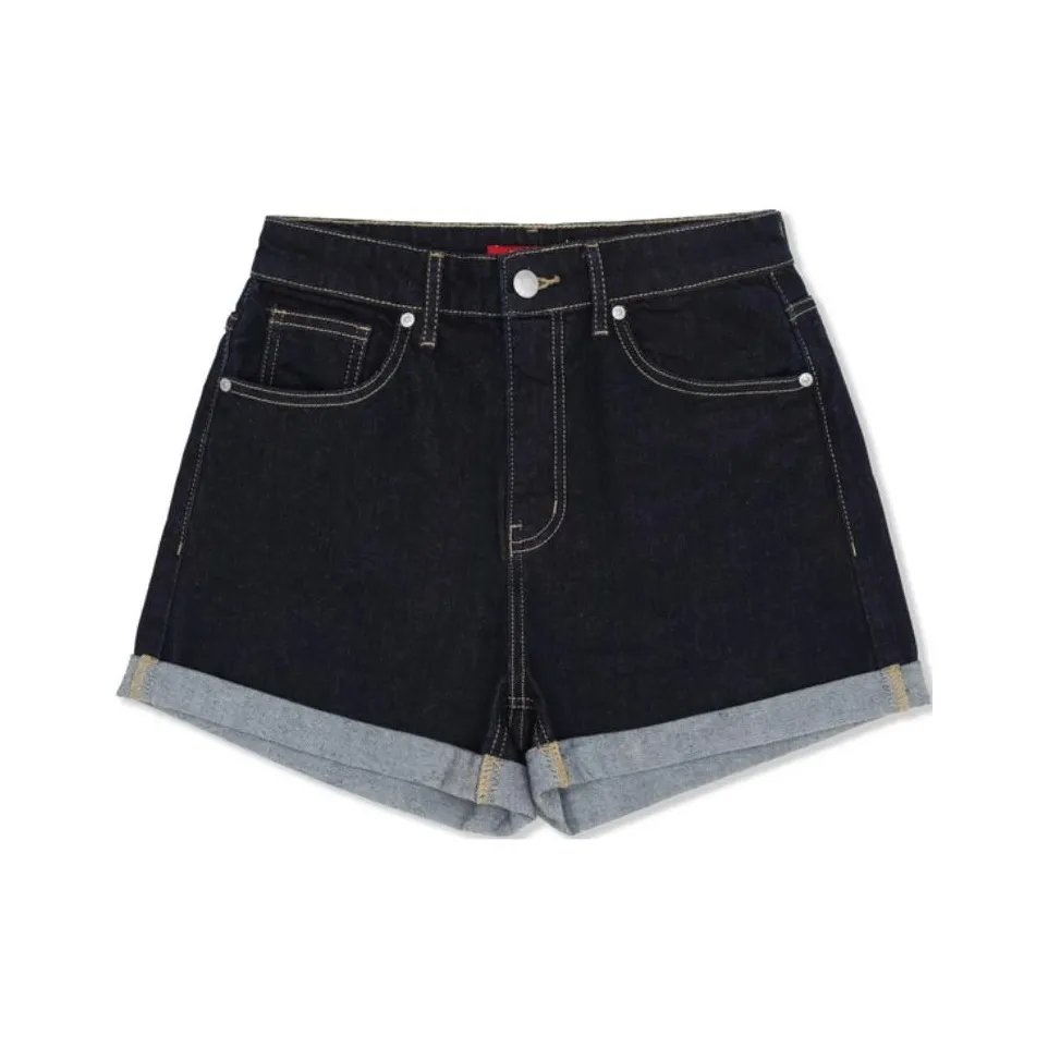 GUESS Denim Shorts Women's Dark Blue