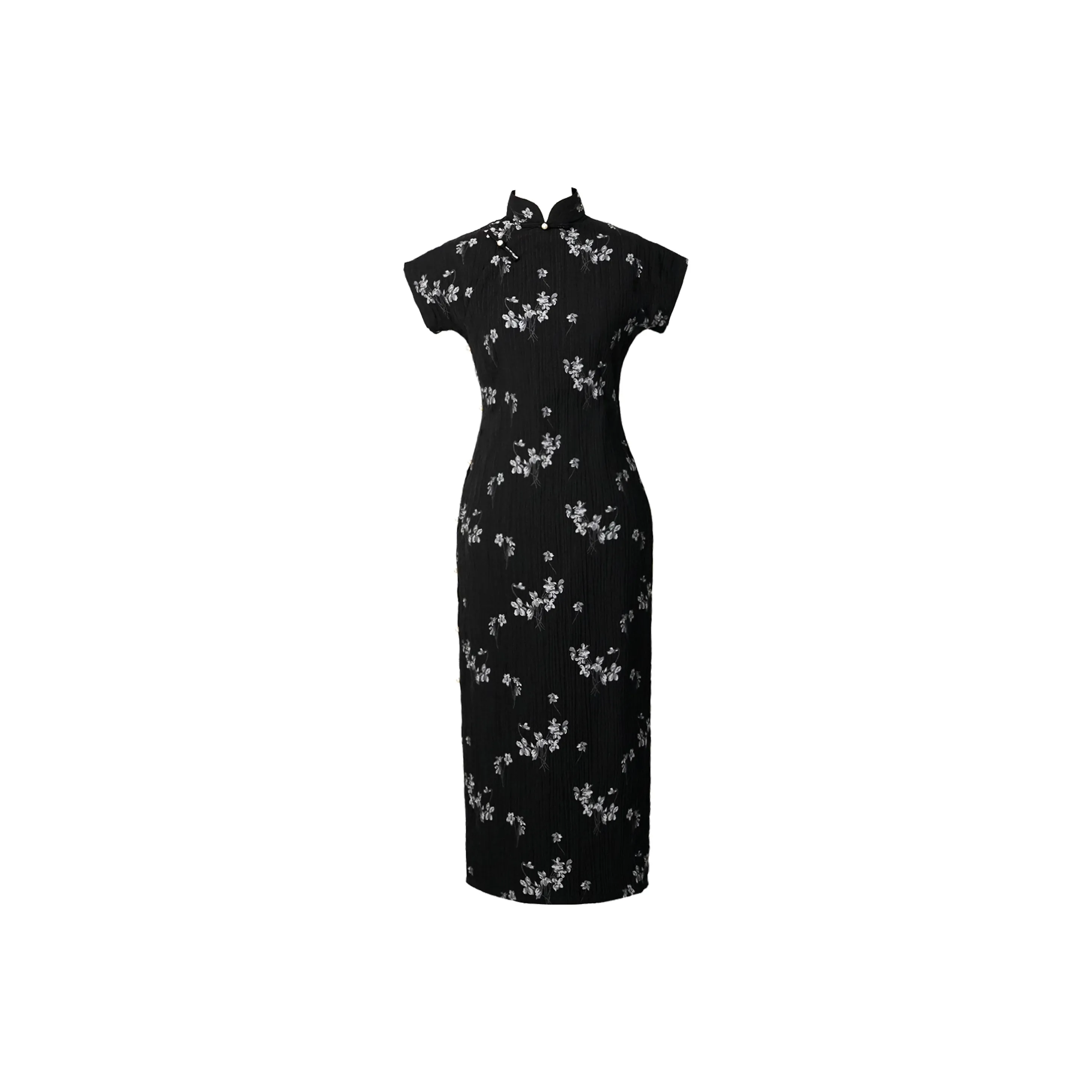 Clothes Cut By Time Cheongsam Women's Black