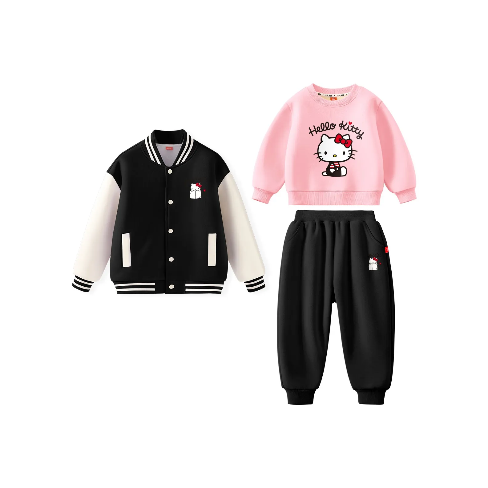 Hello Kitty Повседневная Спортивная Одежда для Детей