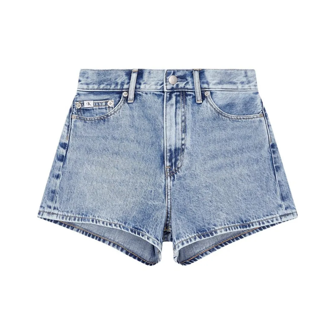 Calvin Klein Джинсовые шорты Женские Светло-синие