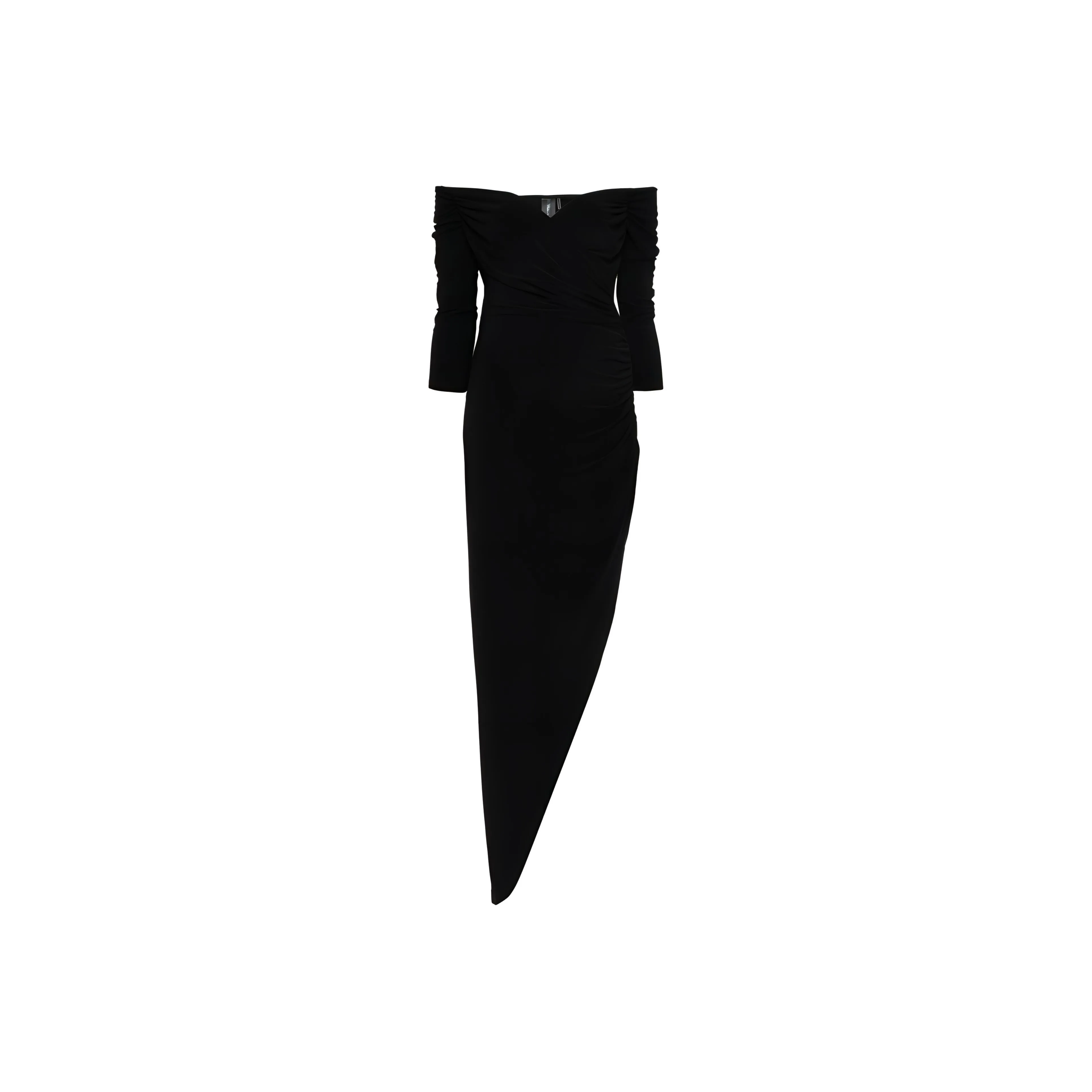 NORMA KAMALI Side drape Off shoulder Gown