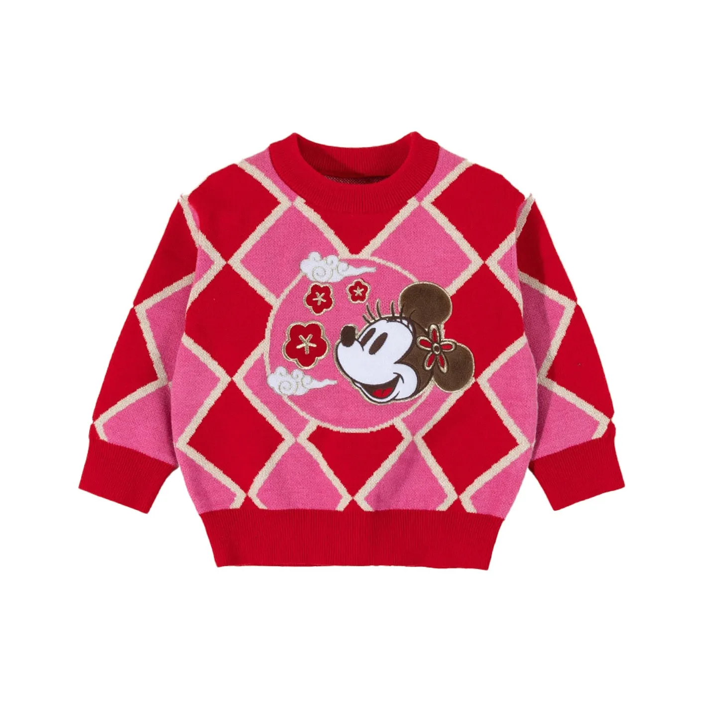 Disney Свитер Minnie Series Красный для детей 3-7 лет