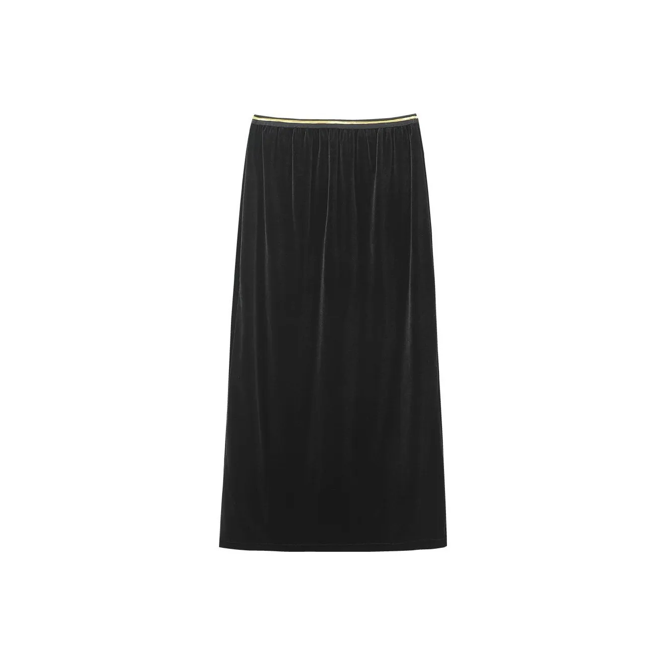 【Dme】 Повседневный длинный юбка женский черный