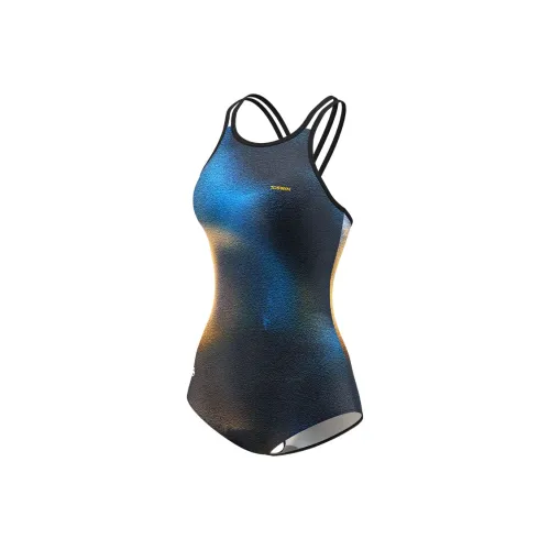 TOSWIM Blue Ocean Неон Женские Ван-Пис Купальники