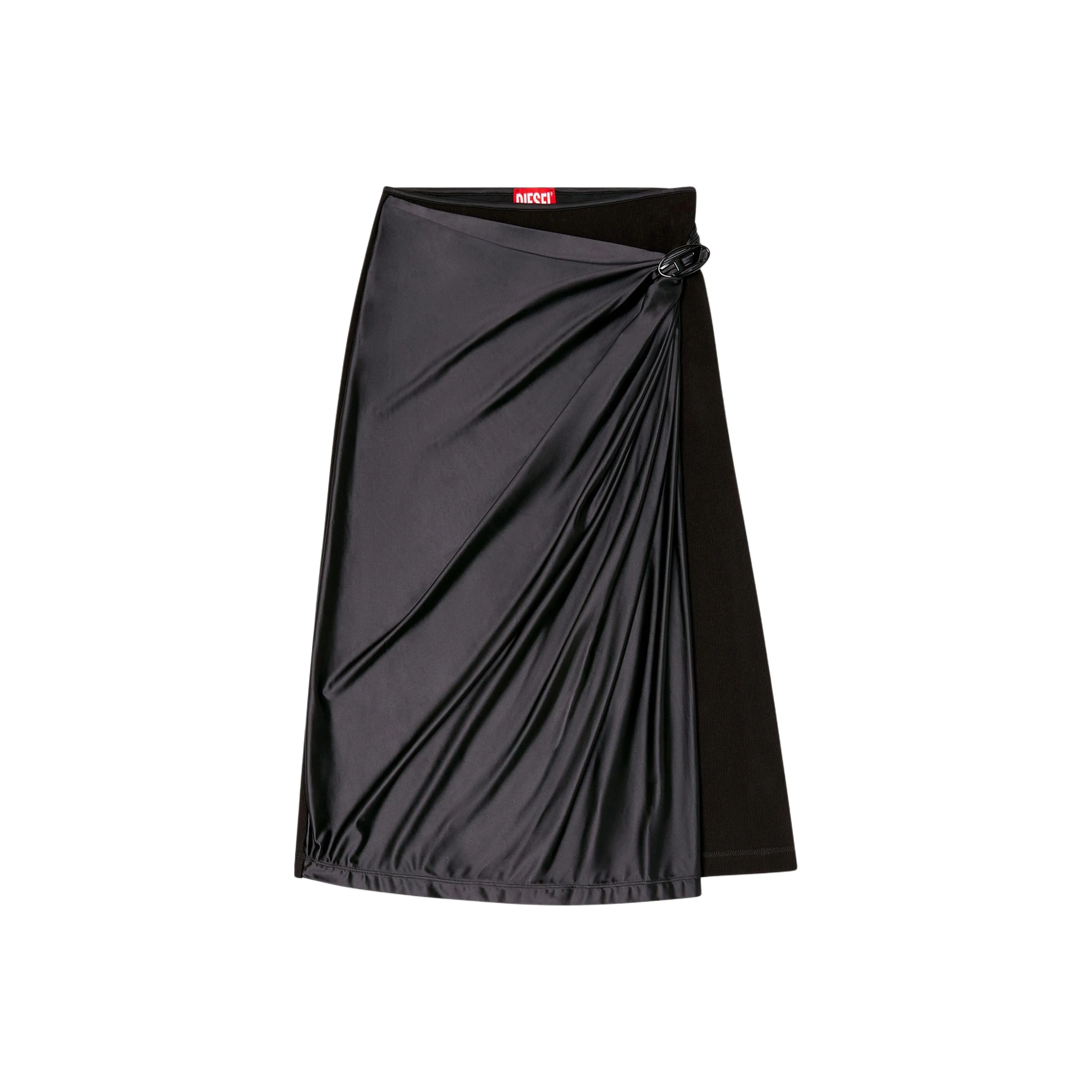 DIESEL FW24 Повседневный Длинный Юбка Женская Черная