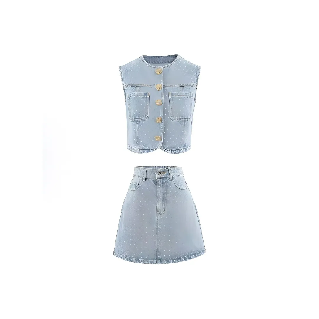 XIAOJUCHUANLI Skirt Set Women
s