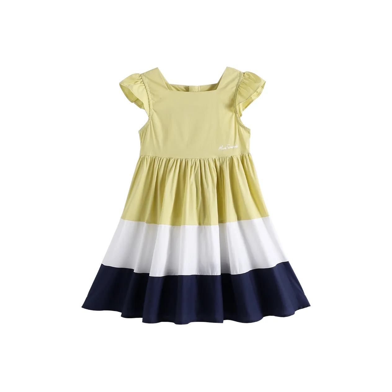 FAIRWHALE Детское платье светлый травяной зеленый