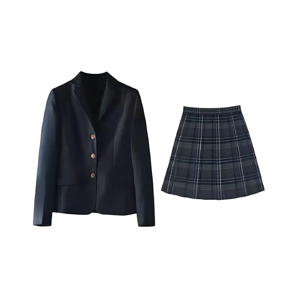 DOSOHEB Two Piece Skirt Sets Women's