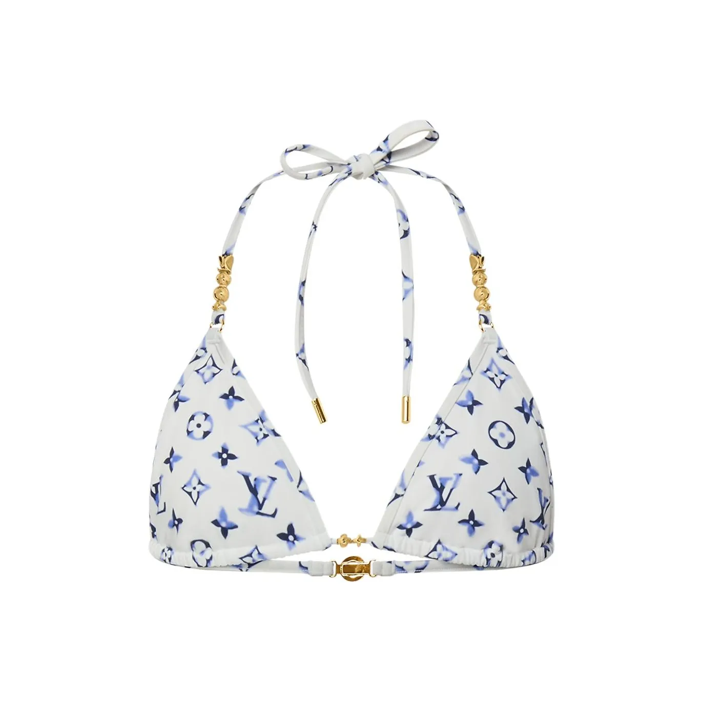LOUIS VUITTON Aquarelle Monogram Bikini Top