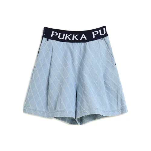 PUKKA Небесно-голубой Женские джинсовые шорты