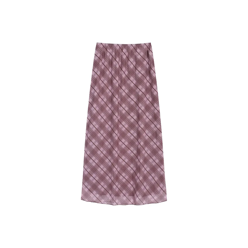 PAIN OR PLEASURE Casual Long Skirt Women's Pink