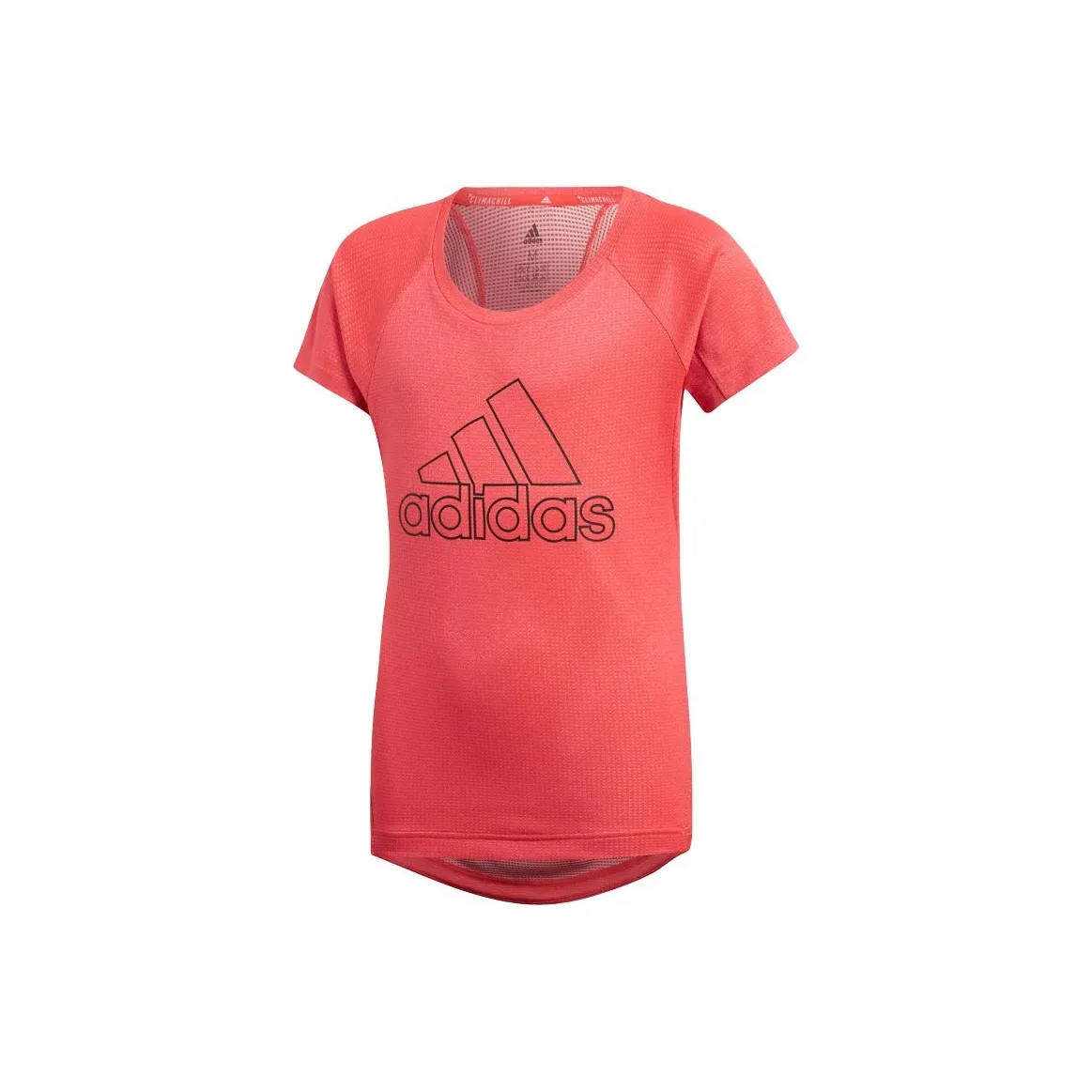 Adidas T-Shirt Ярко-розовый Красный Подростки