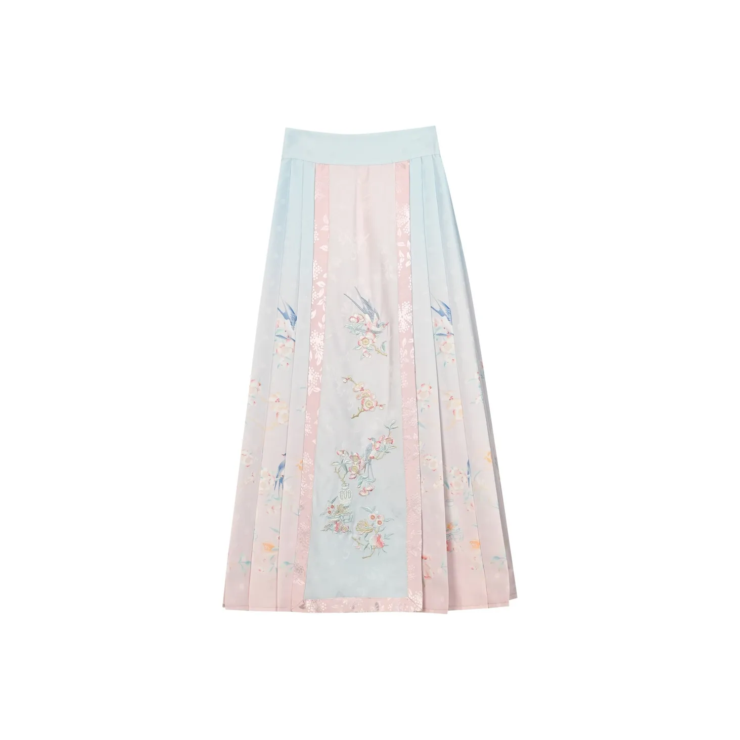 Snbl Китайская юбка с узором "конское лицо" Женская Ханьфу