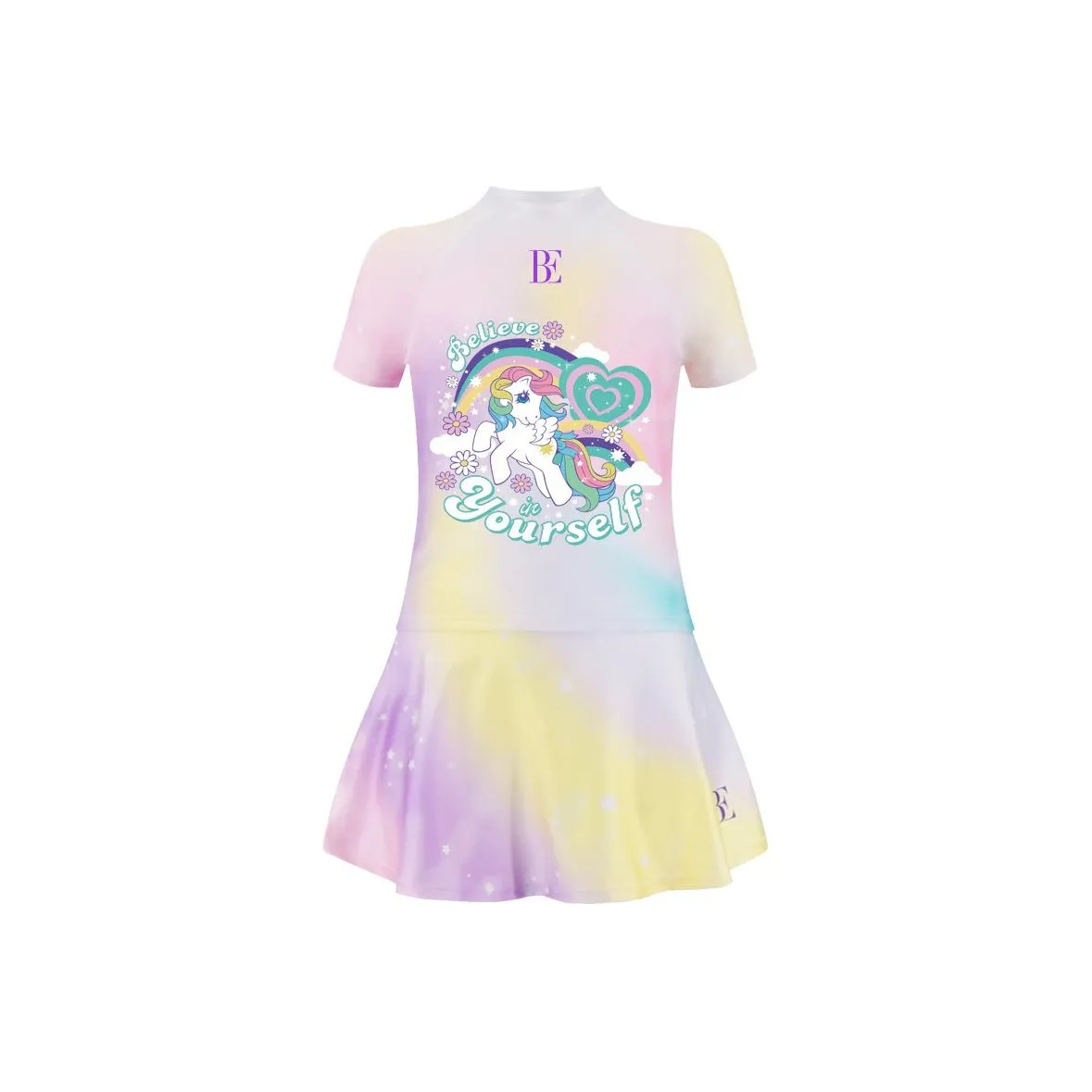 BALNEAIRE Детский купальник Пони Ягода Co Branded Модель SS23 Волшебный Галактический Детский