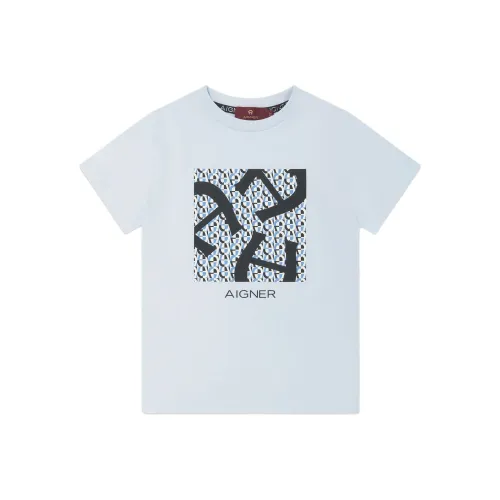 Aigner Kids Синие Детские Рубашки