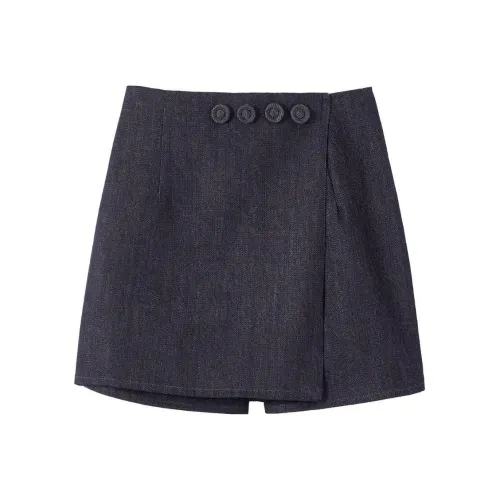 DESTREE Midnight Blue Женские джинсовые короткие юбки