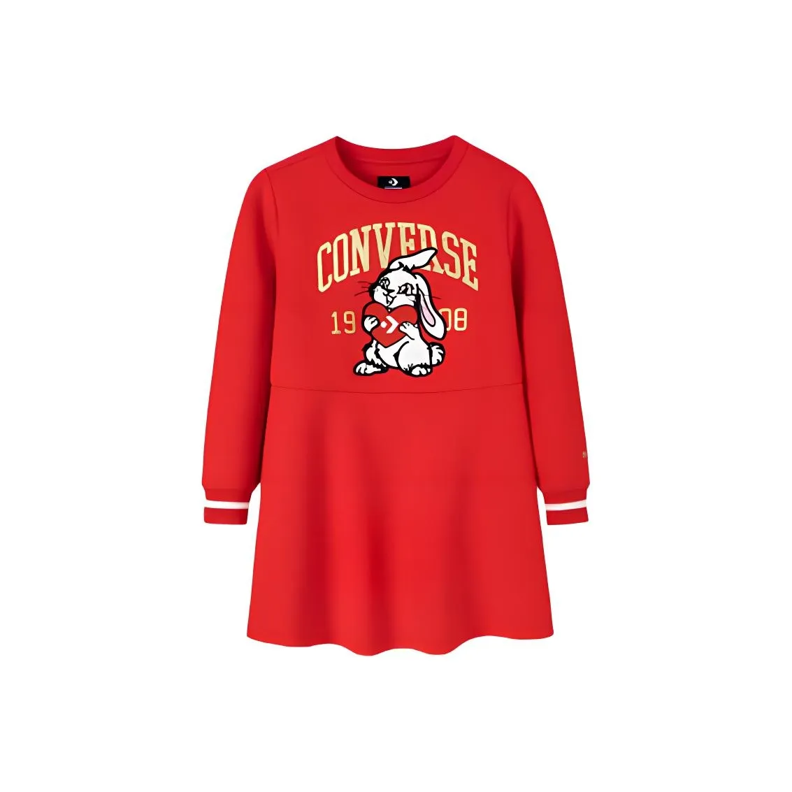 Converse CNY Новогодняя коллекция Детское платье Дошкольное Преппи Красный