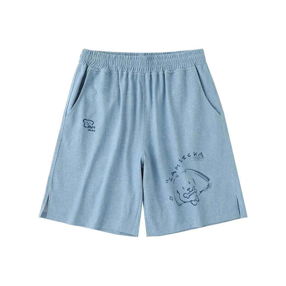 LAMLICKA Повседневные шорты унисекс синие