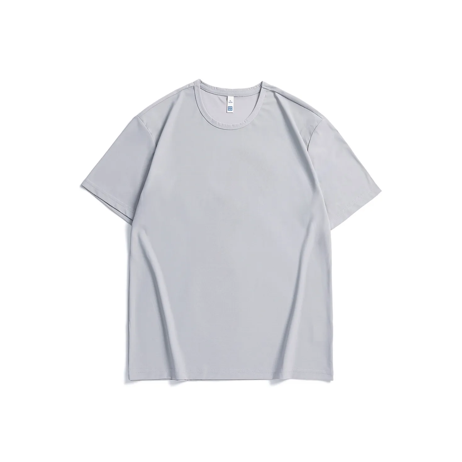 Hansca Loose Fit Comfortable Versatile Short-sleeved T-Shirts Men's Light Gray 