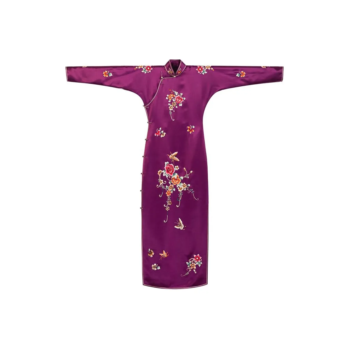 YICHENGFENGXU Чонсам Женский Фиолетовый