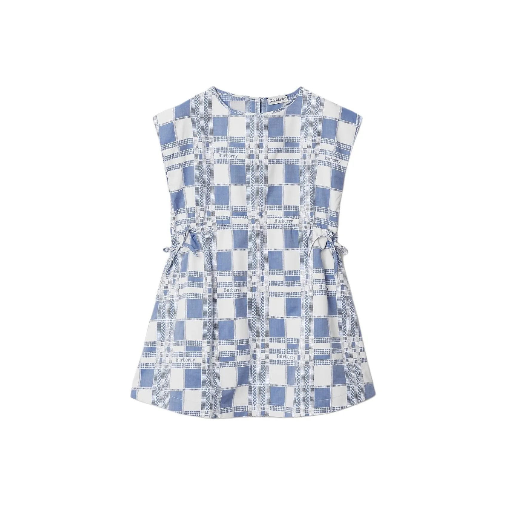 Burberry Платье SS24 Светло-Синий Детский