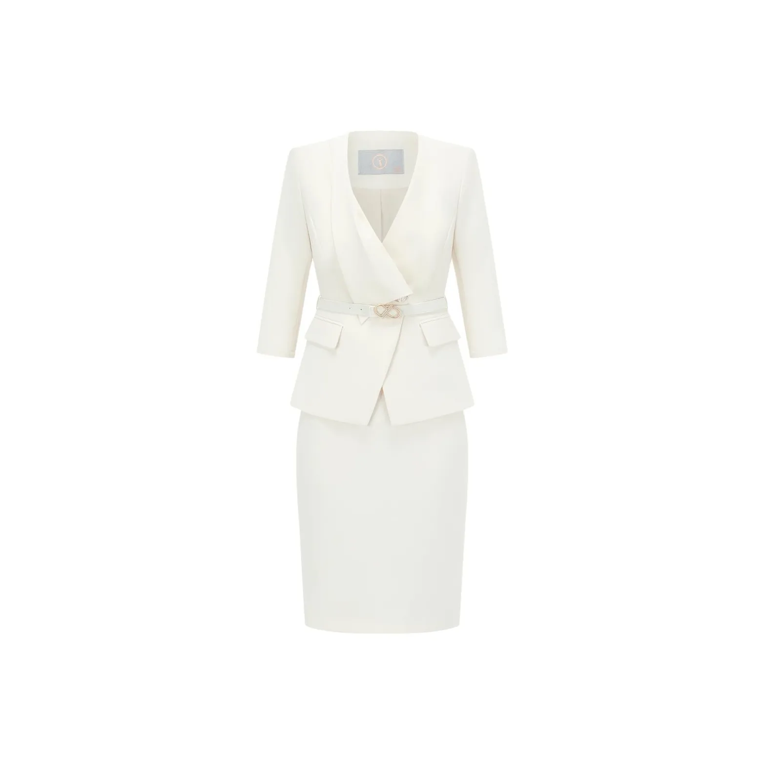 ONE SHALLOW Комплект с юбкой Женские Бежевый