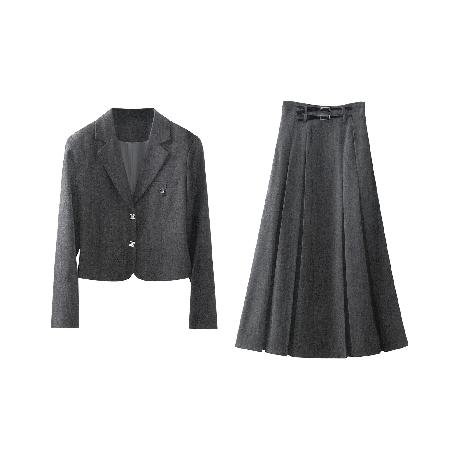 DonnaZilan Two Piece Skirt Sets Women's