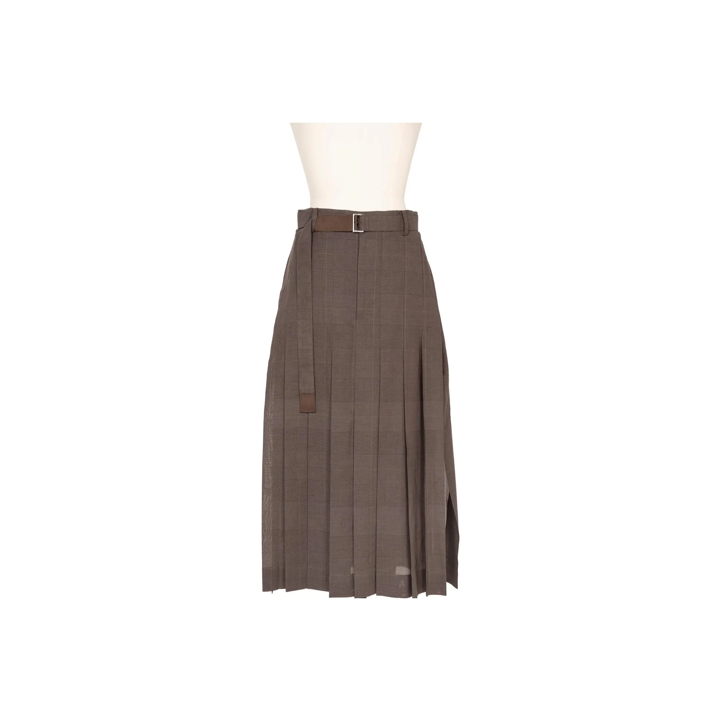 Sacai Casual Long Skirts Women's Brown