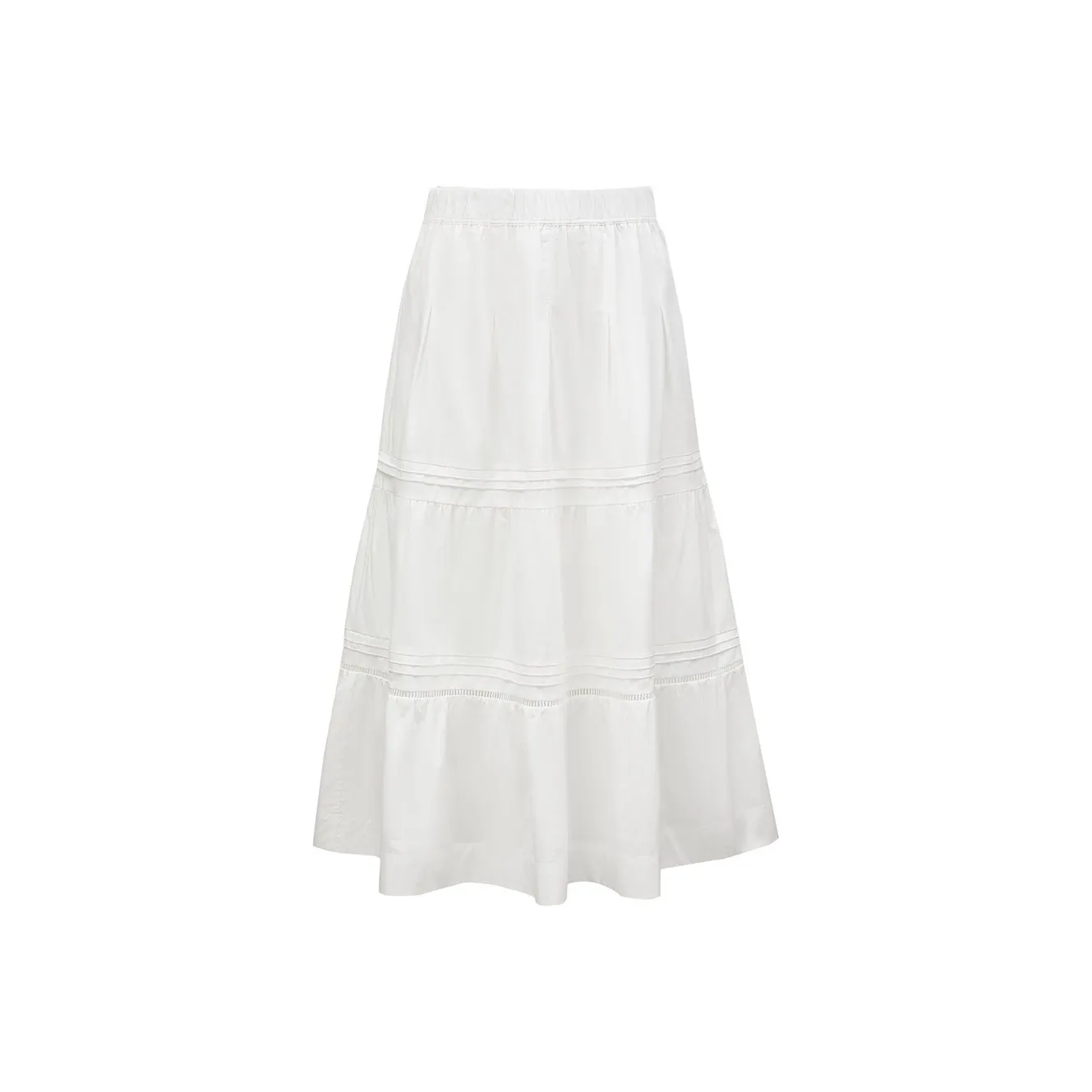 ONLY Повседневный Длинный Юбка Женская Белая