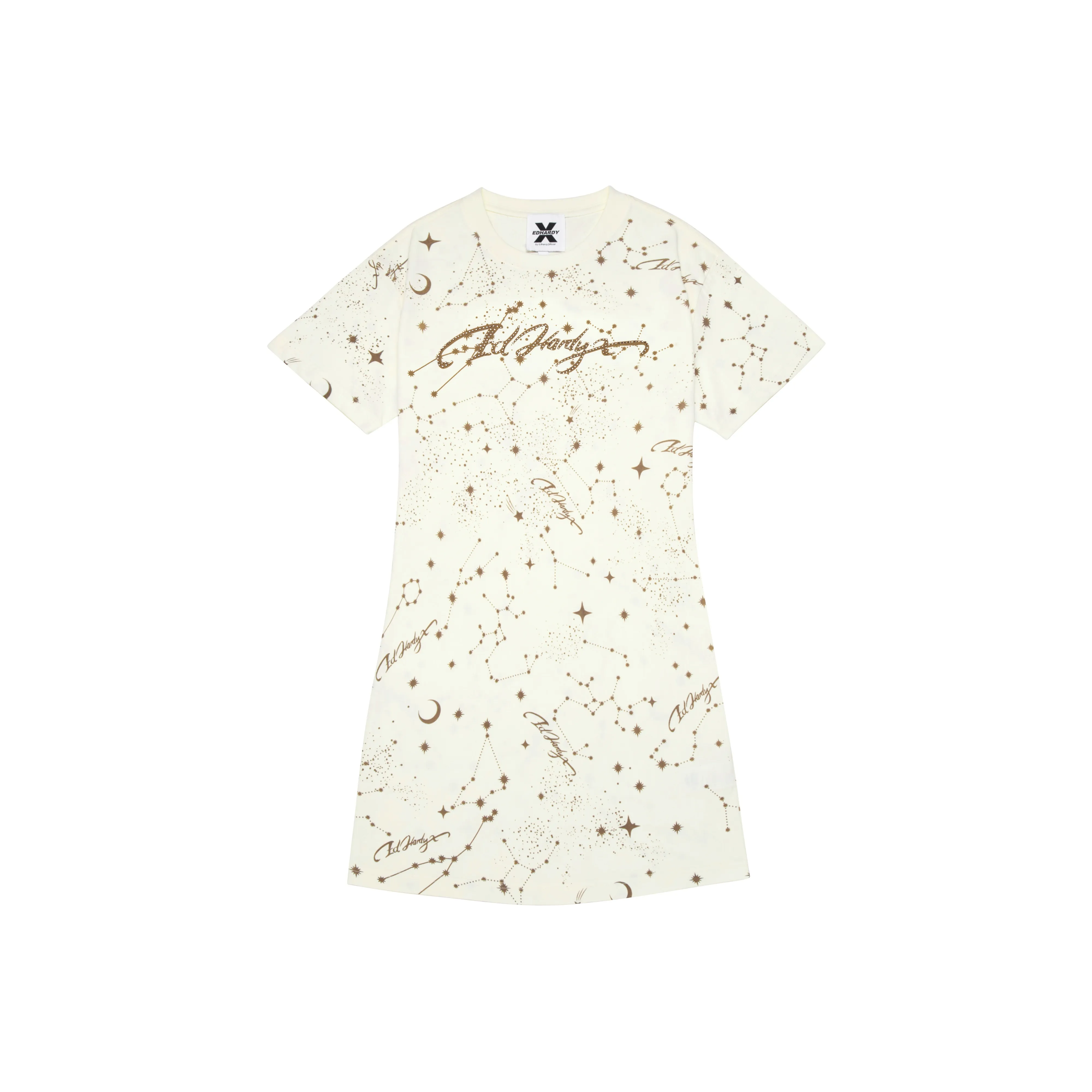 ED HARDY X Короткий рукав Платье Женское