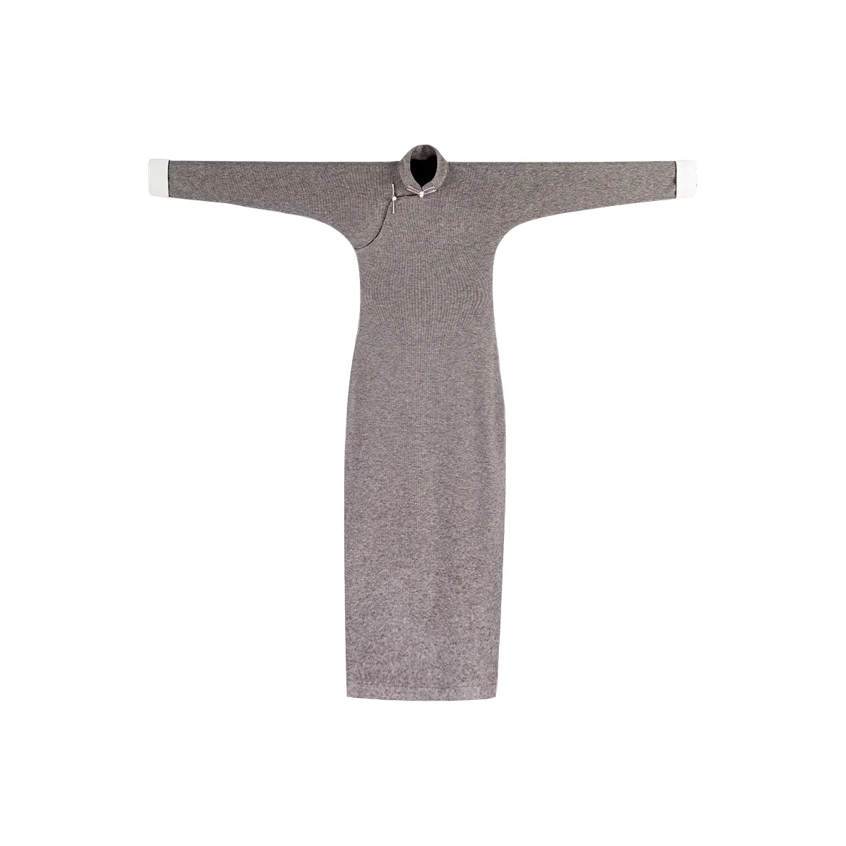 YICHENGFENGXU Чунсам Женский Коричневый Серый