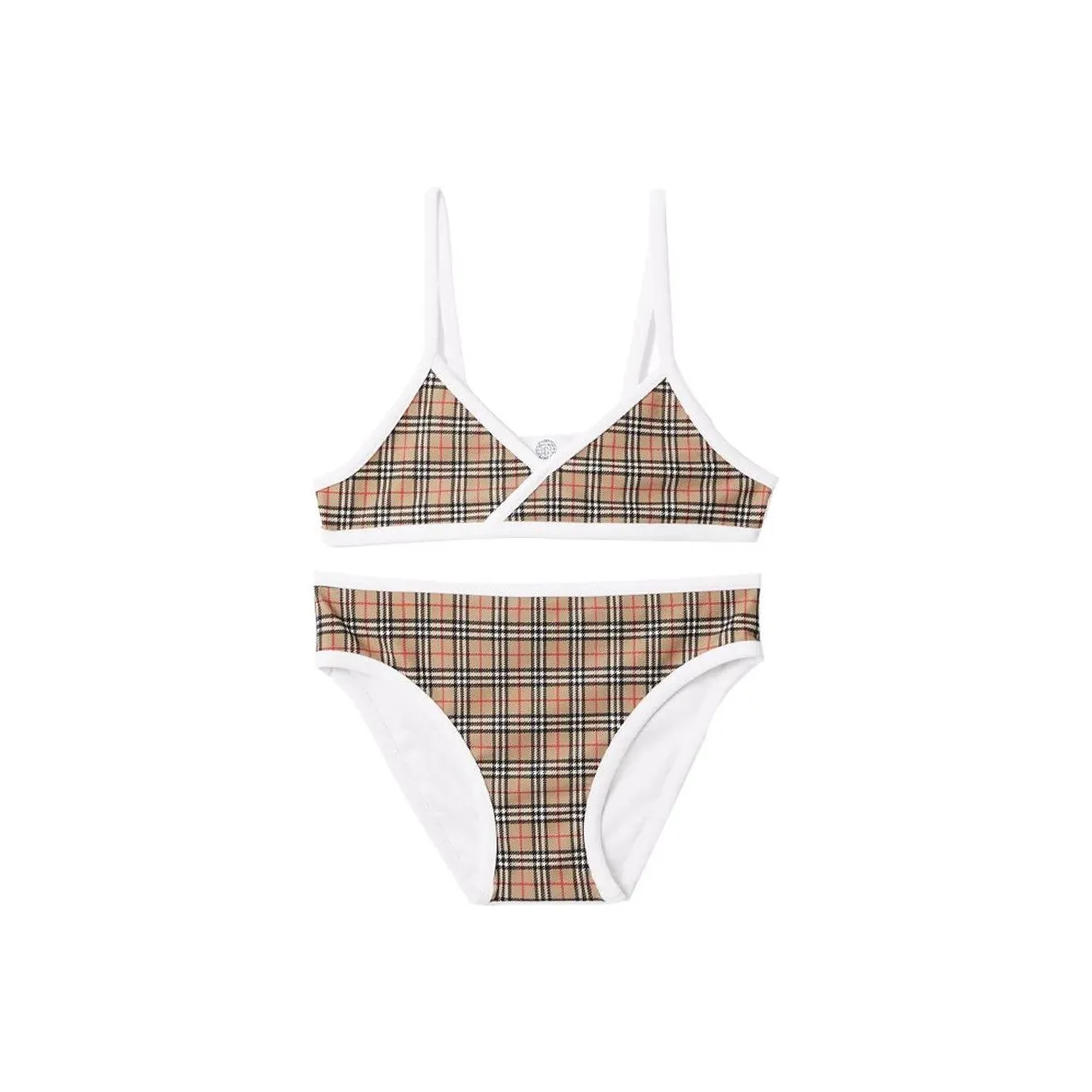 Burberry Детский купальник SS23 Коричневый Детский