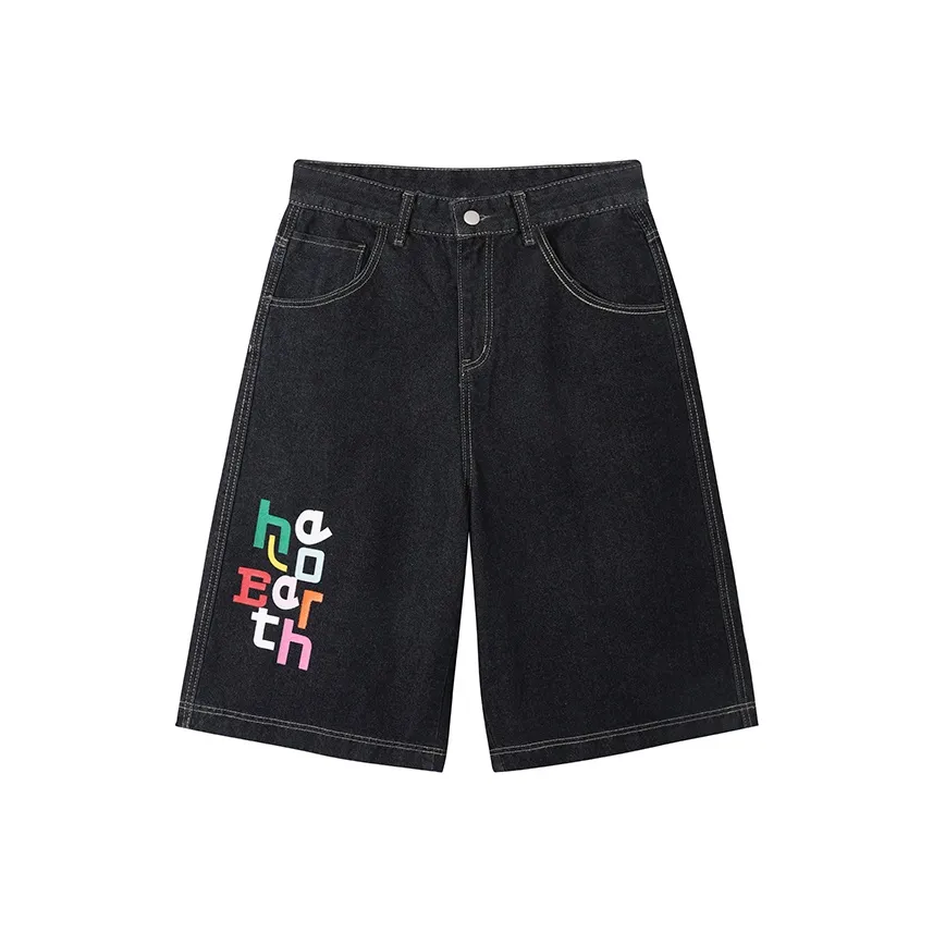 Eaho Denim Shorts Unisex Dark Blue