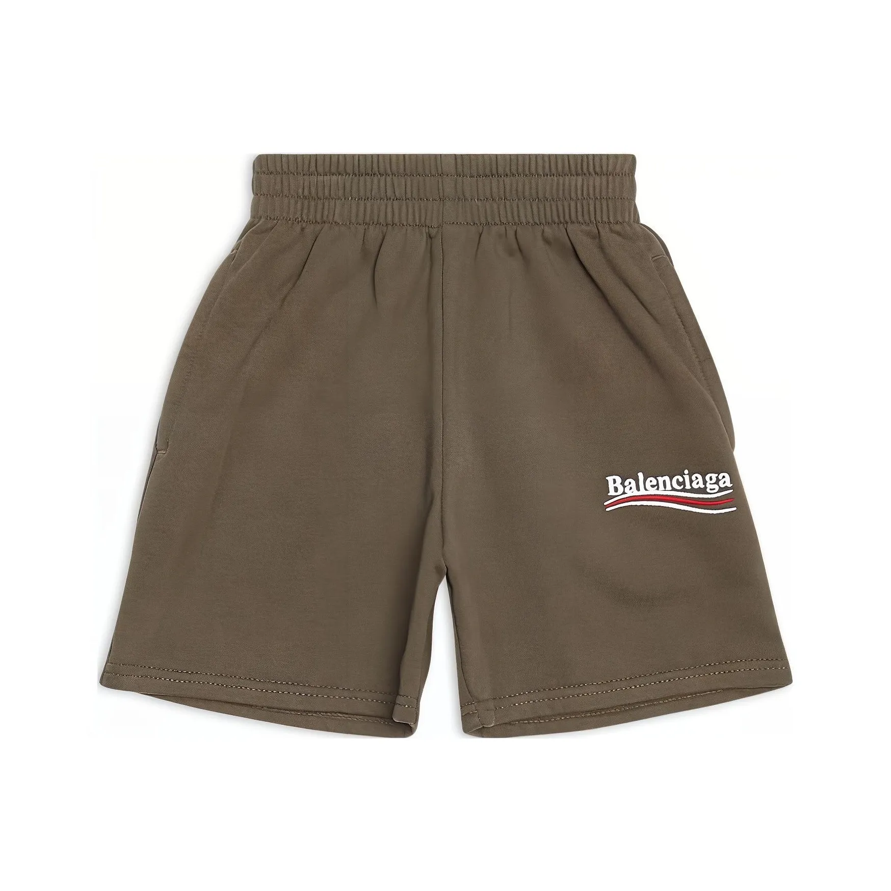 Balenciaga Шорты Обычный крой Детские Армейский зеленый