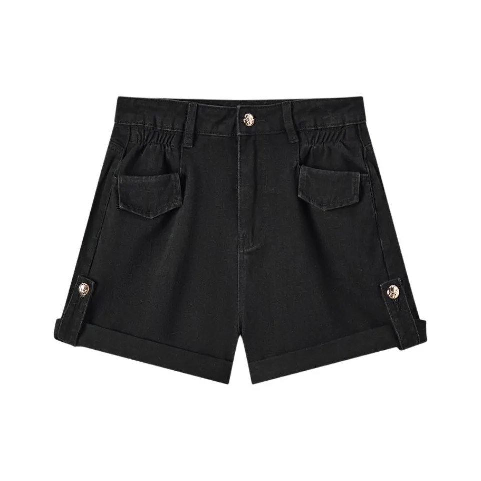 EICHITOO Denim Shorts Women's Black