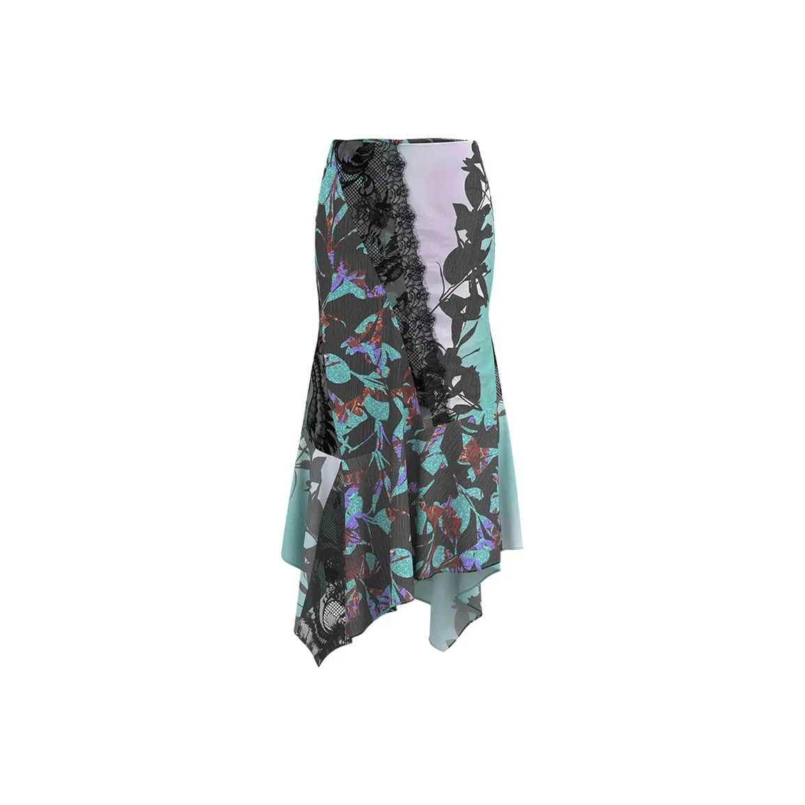 URBAN REVIVO UR Designer Collection Casual Long Skirt Women's Multicolor
