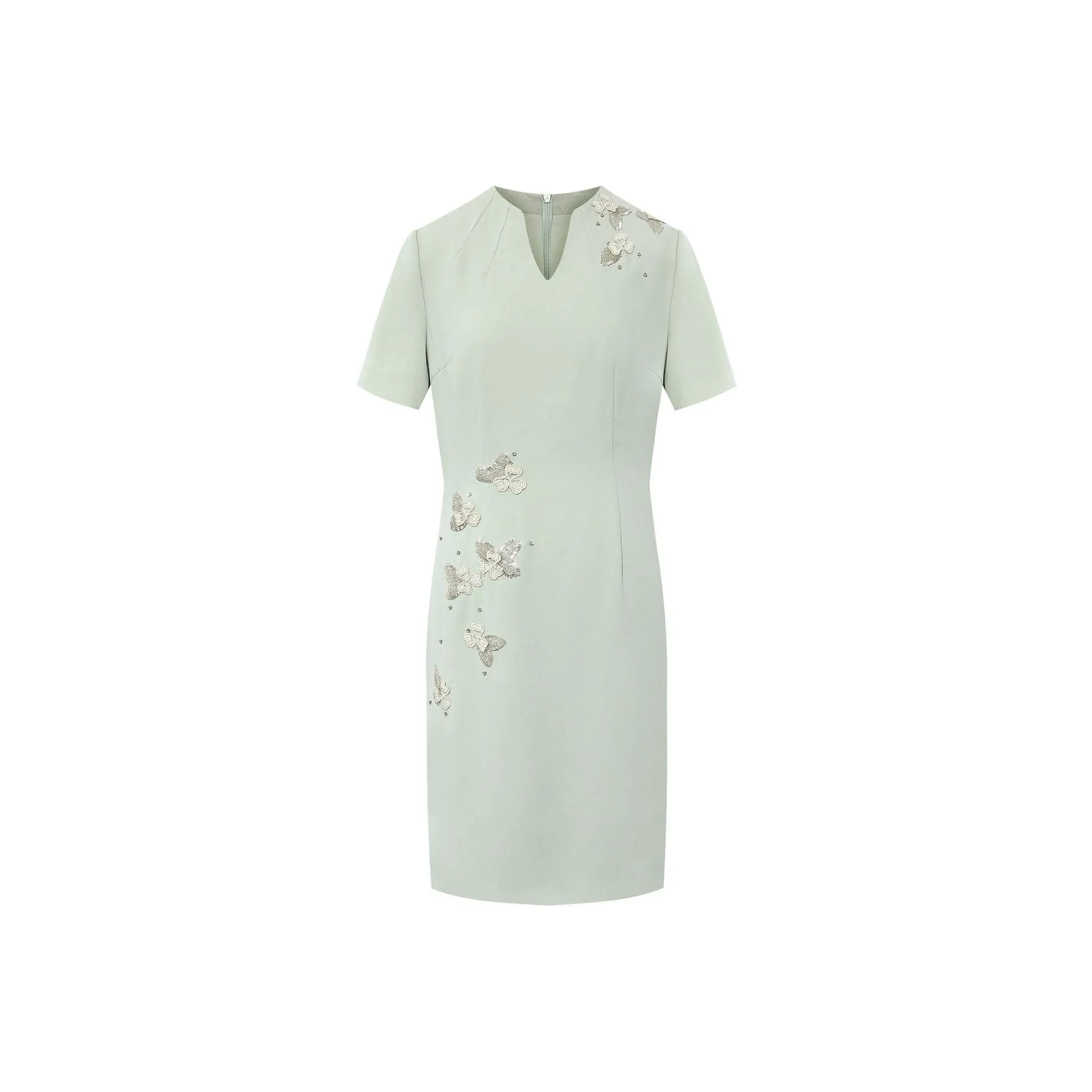 BBLLUUEE Cheongsam Women's Avocado Green