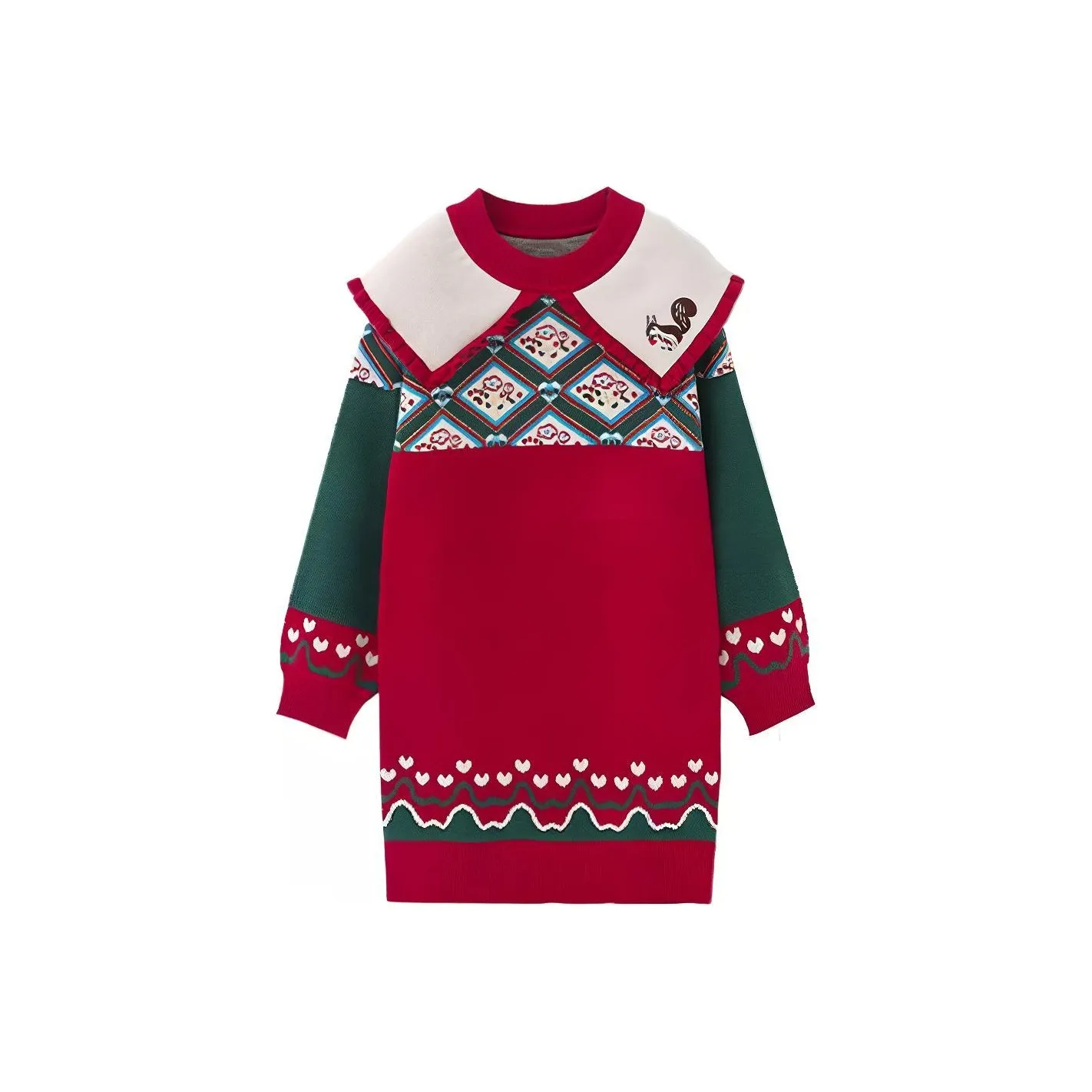 Pptown Детское платье для девочек Rio красного цвета