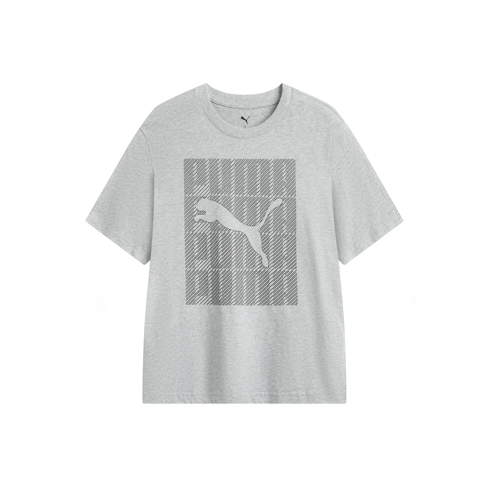 PUMA GRAPHICS PUMA T Рубашка Мужская Светло-Серый