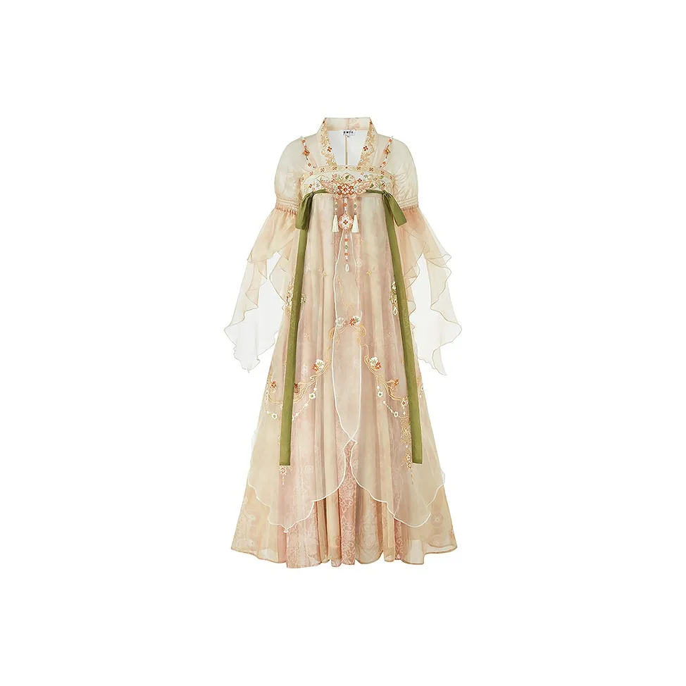 Cloud Hidden Moon Embroidery Hanfu Women's