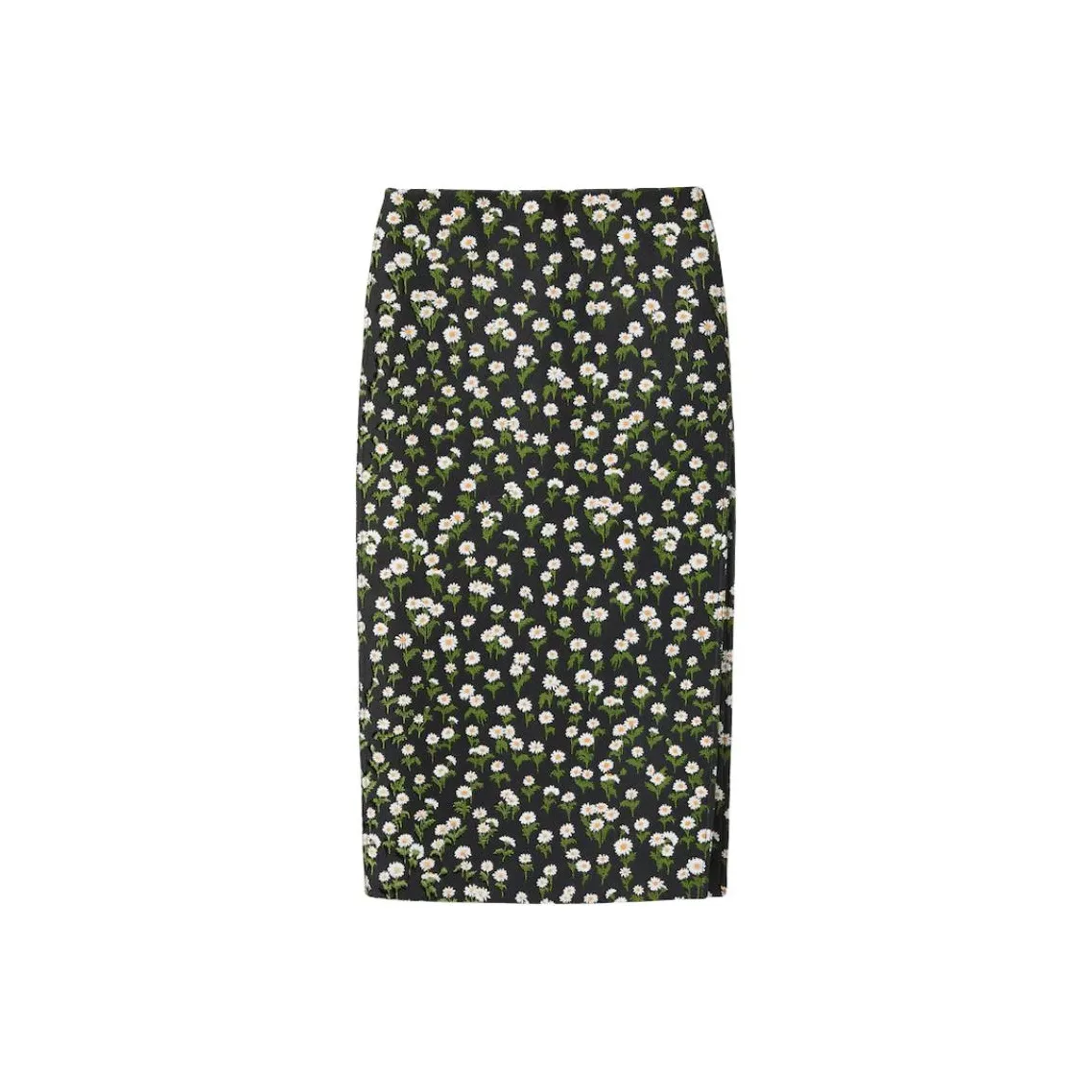 GUCCI Floral Mid Length Crêpe Skirt