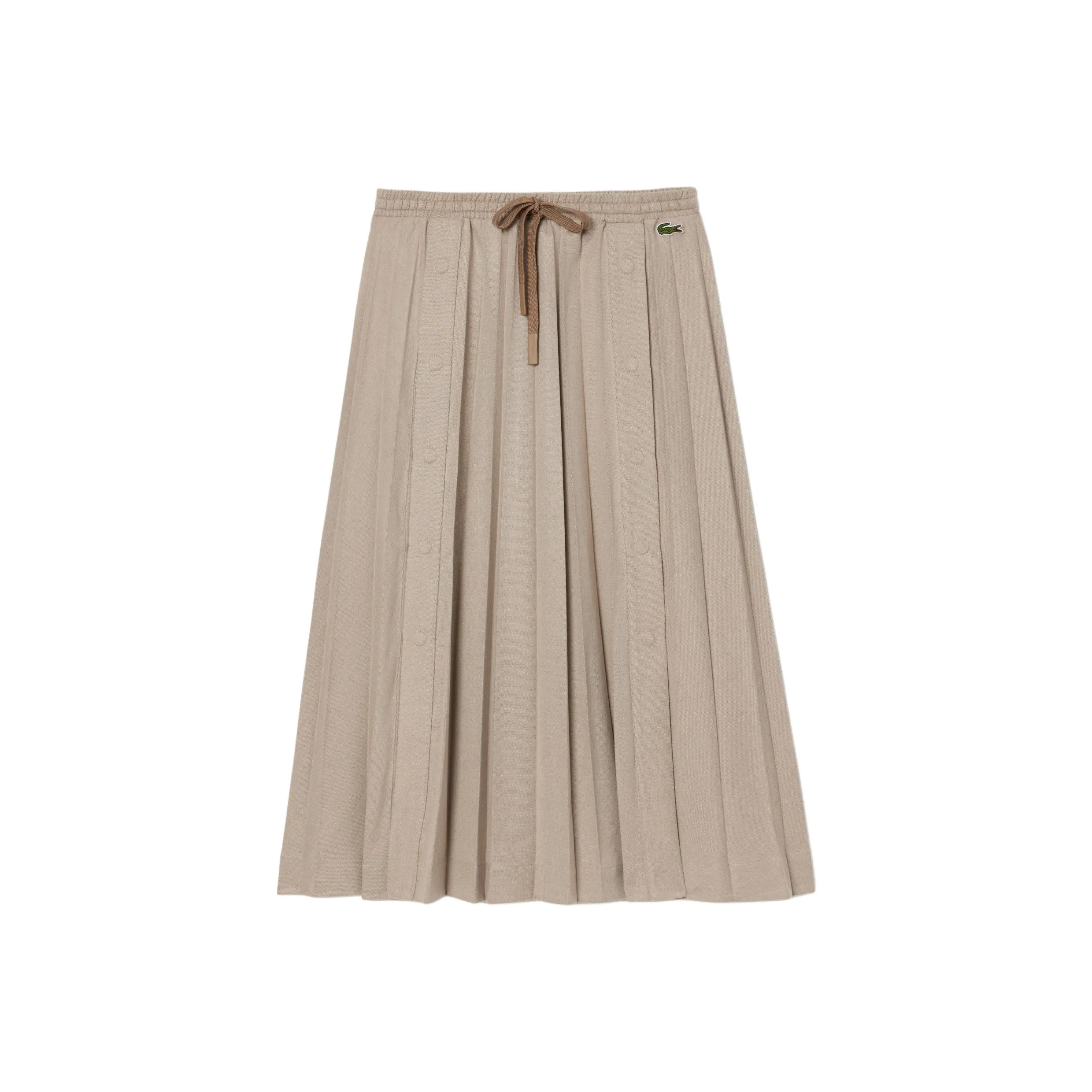 LACOSTE Pleated Maxi Skirt