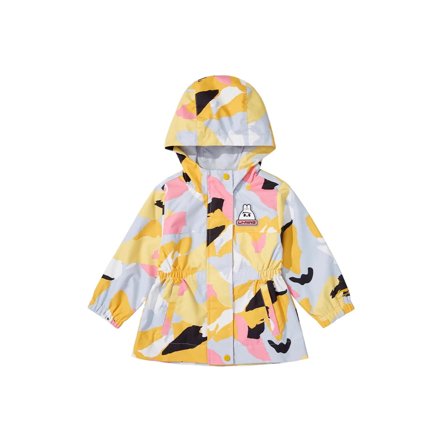 LINING YOUNG Пальто Sports Life Collection Желтый And Синий SNOW MOUNTAIN Камуфляж Детский