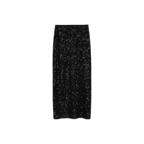 Diane von Furstenberg Черные Женские Повседневные Длинные Юбки