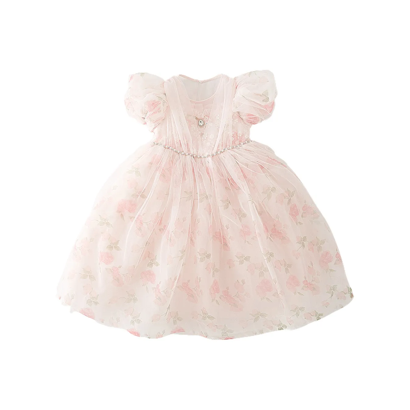 Huatianc Сетка Платье Лето Детский сад