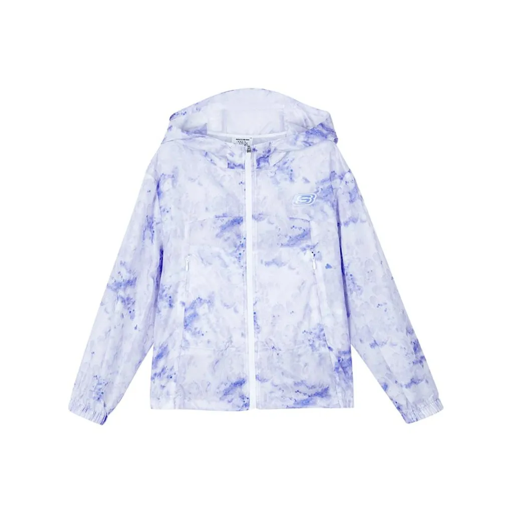 Skechers Kids' Топ Синий и Фиолетовый Tie Dye Подростки