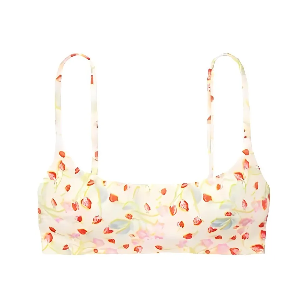 Victoria's Secret Двухкомпонентный Купальник Женский Клубничный с Принт