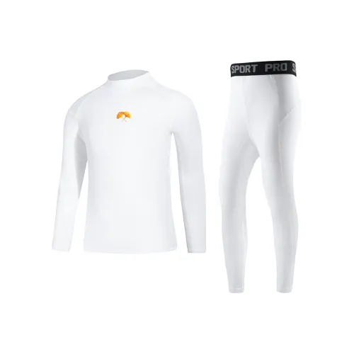 MESUCA White Fleece Lined Long Sleeved Top + Брюки Kids Повседневная спортивная одежда